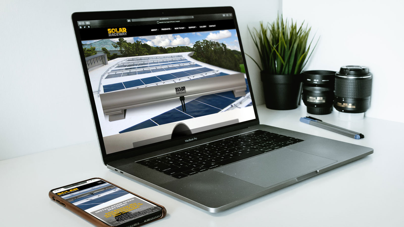 Solar Raceway Website Design Work by Fazio Creative